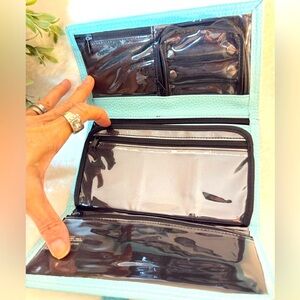 Baby Blue Jewelry Organizer Bag